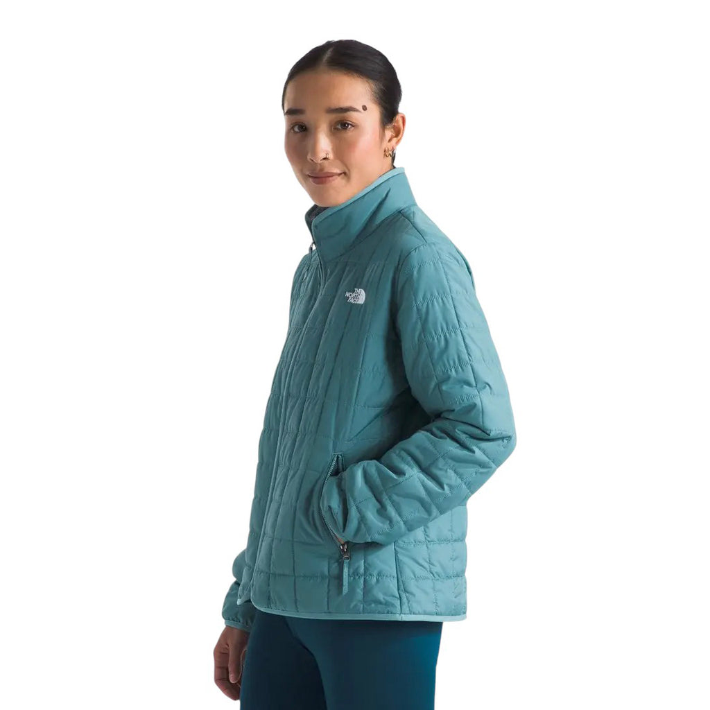 CHAQUETA JUNCTON PARA MUJER COLOR CELESTE