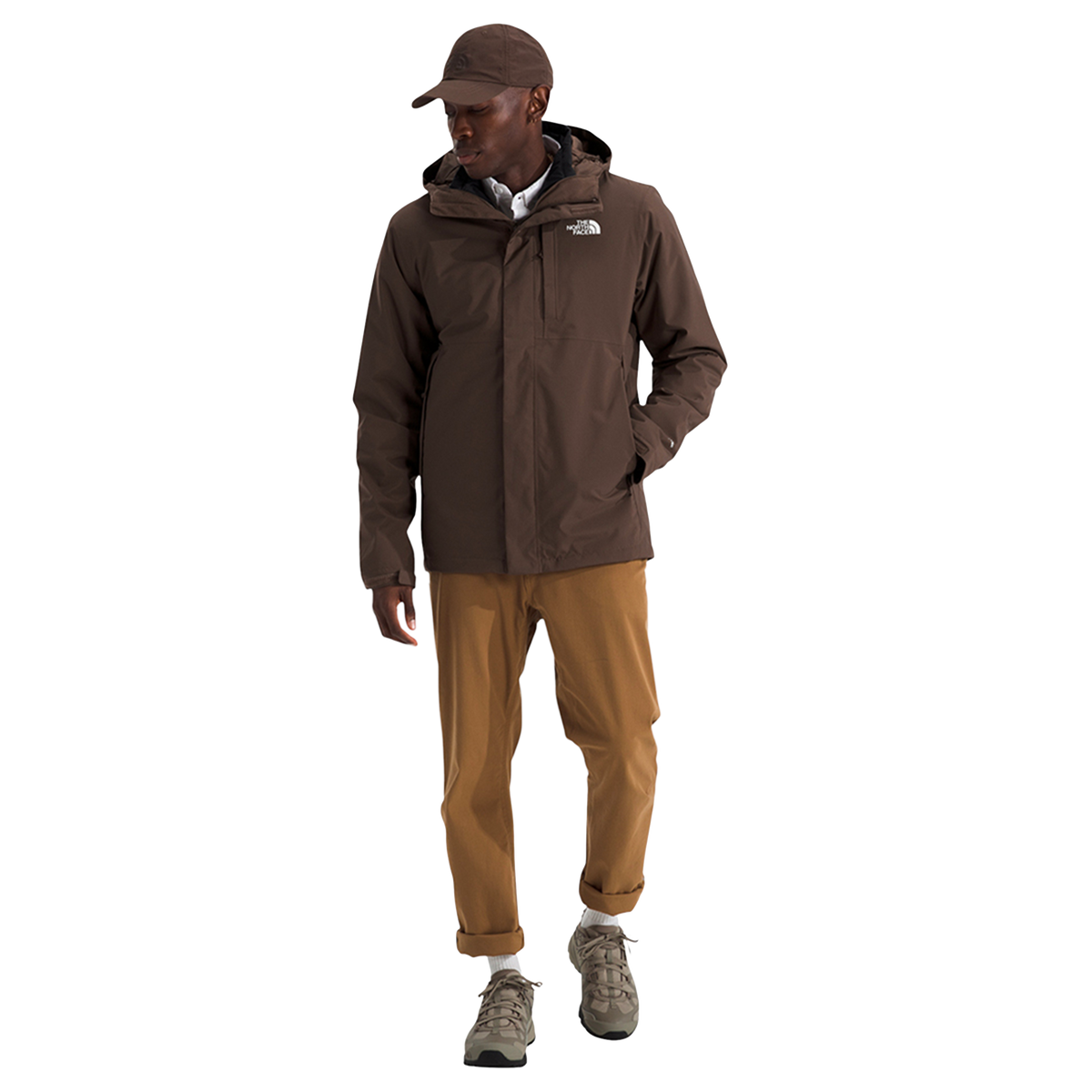 CHAQUETA TRICLIMATE CARTO PARA HOMBRE COLOR CAFE