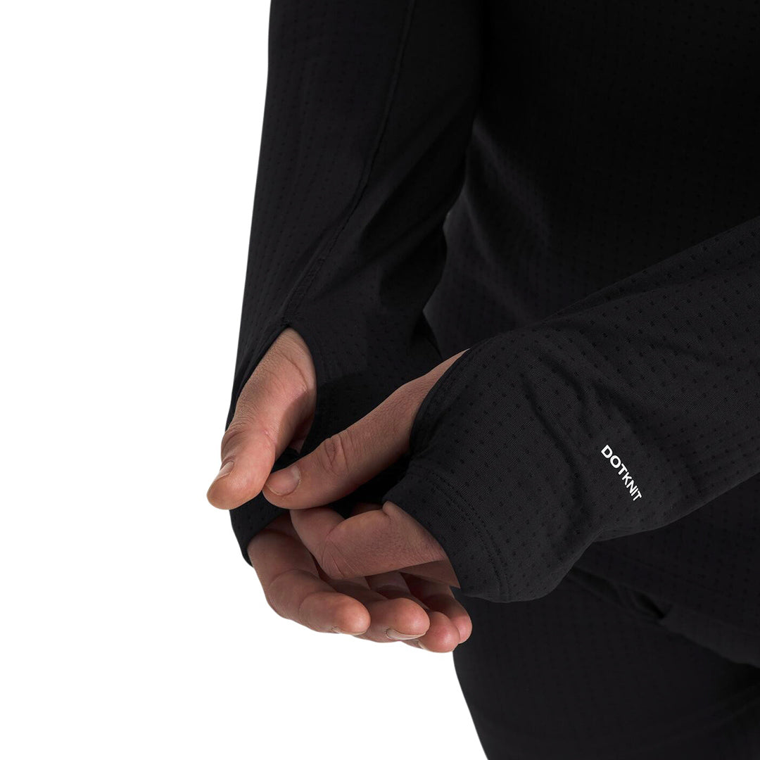 Camisa térmica Summit Pro 120 para hombre color negro