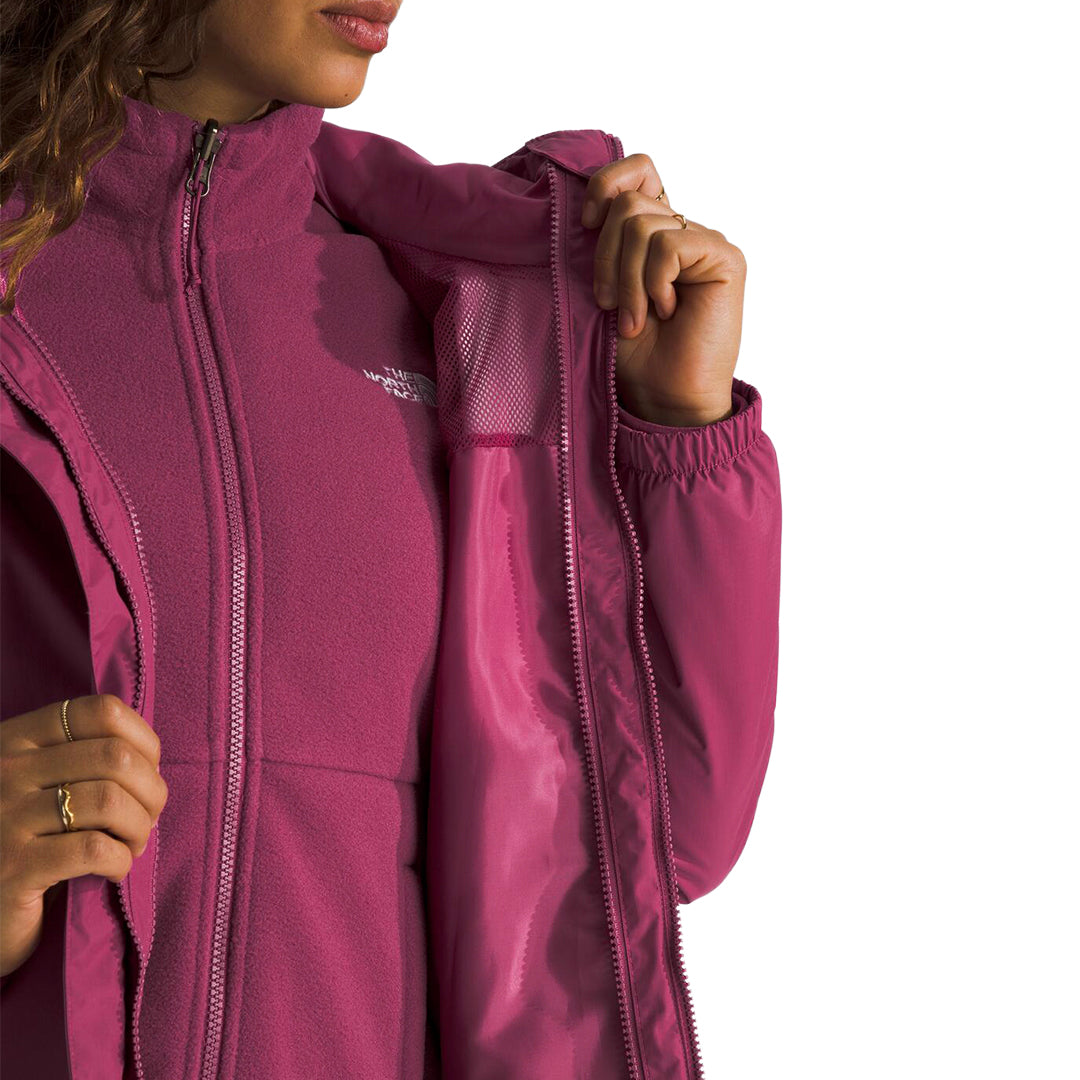 Chaqueta impermeable Antora para mujer color morado