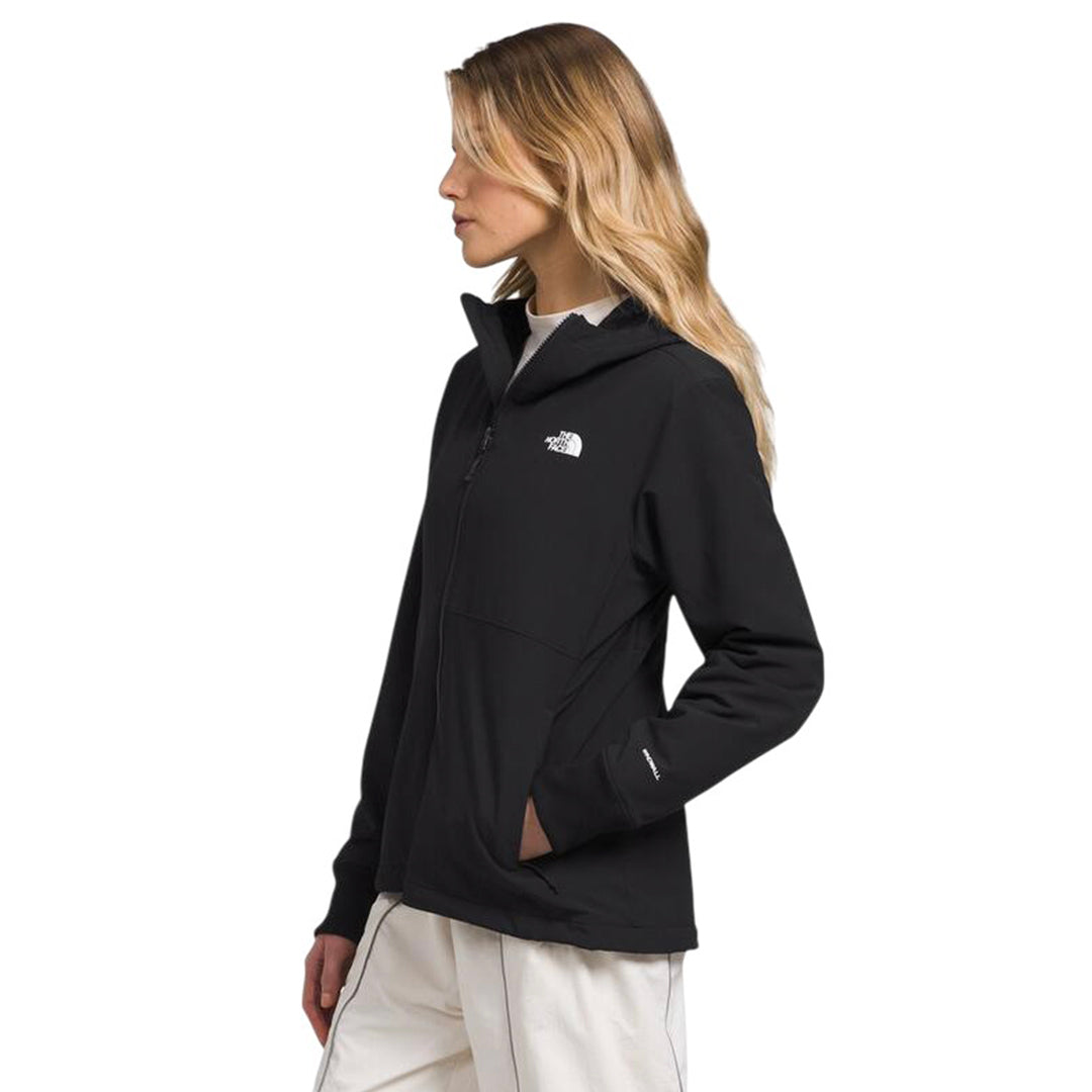 Hoodie Shelbe Raschel para mujer color negro