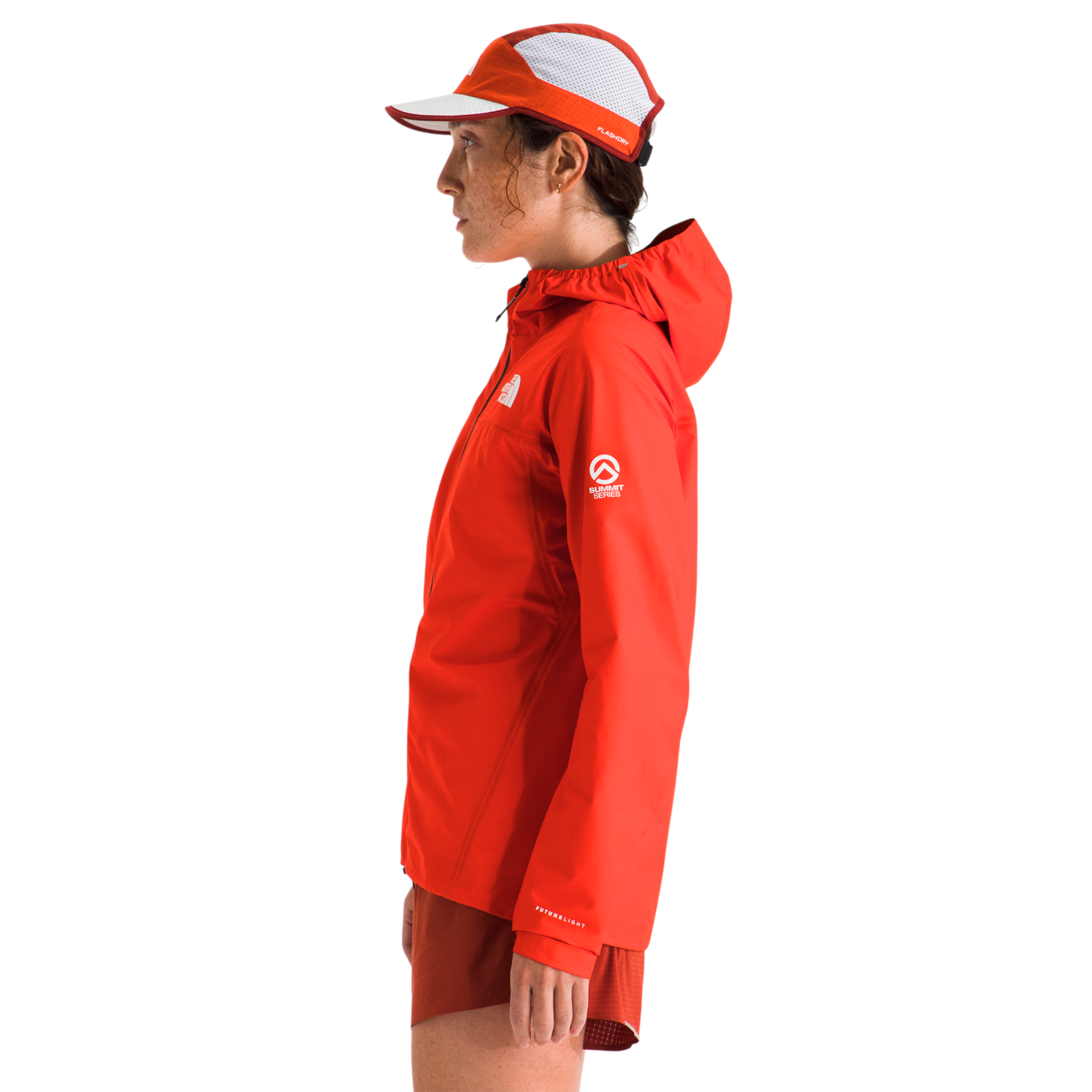 Chaqueta impermeable Summit para mujer color rojo