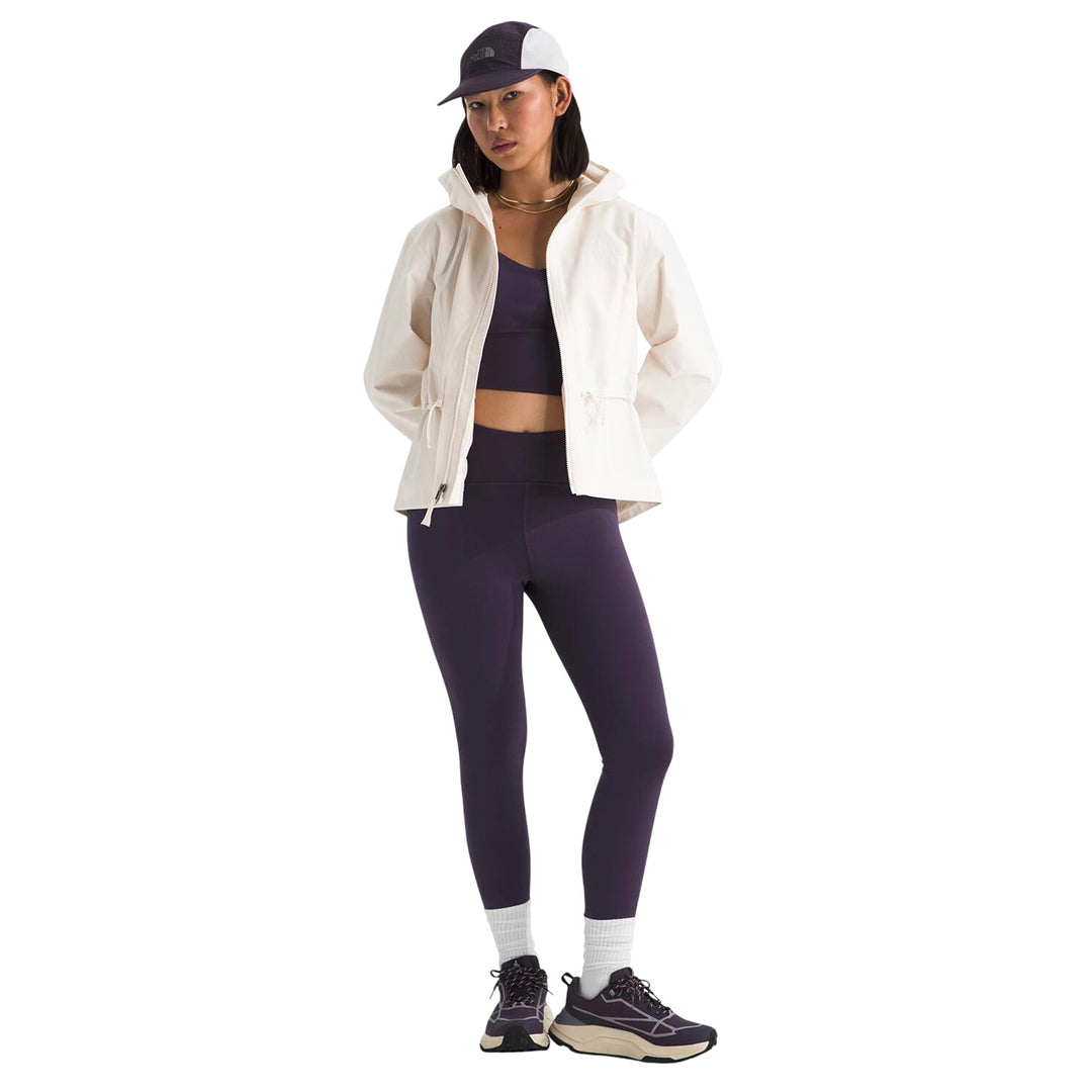 Chaqueta impermeable Daybreak para mujer color blanco