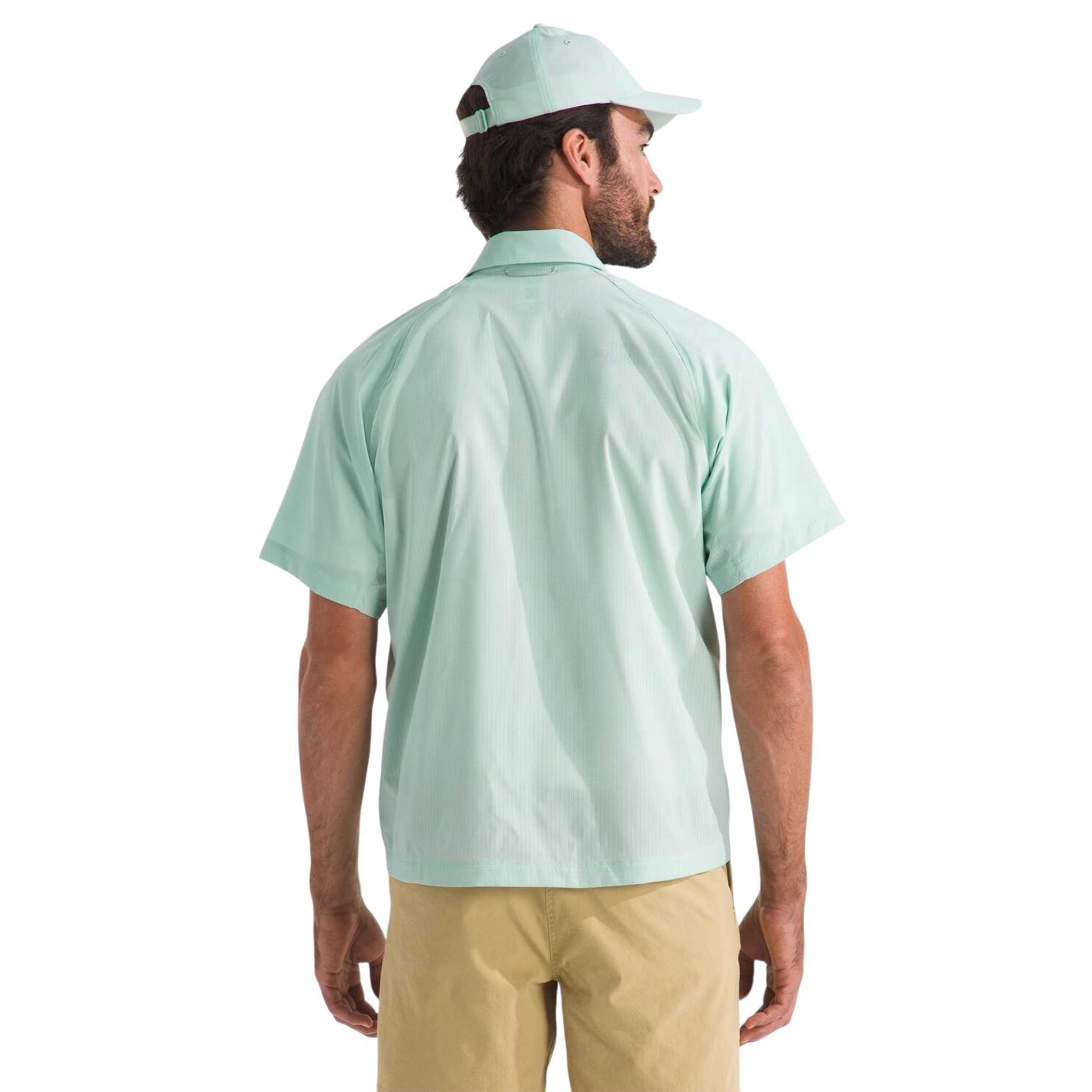Camisa Trail Lightrange Ss para hombre color menta