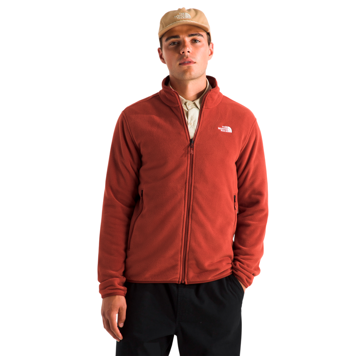 Chaqueta fleece Glacier para hombre color rojo