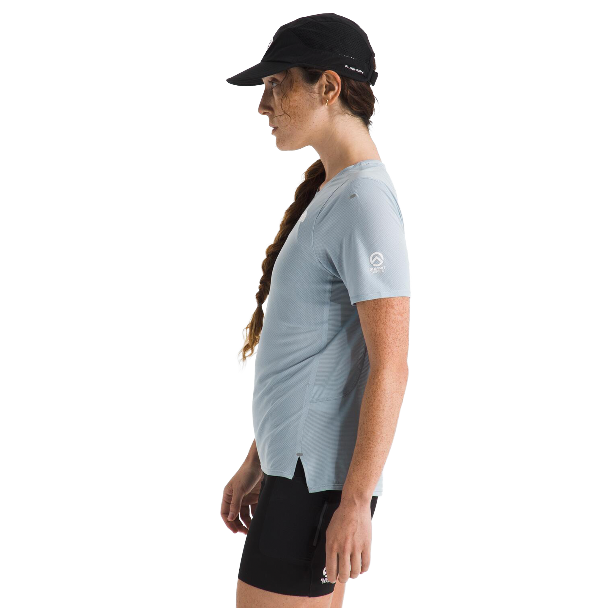 Camiseta Summit para mujer color gris