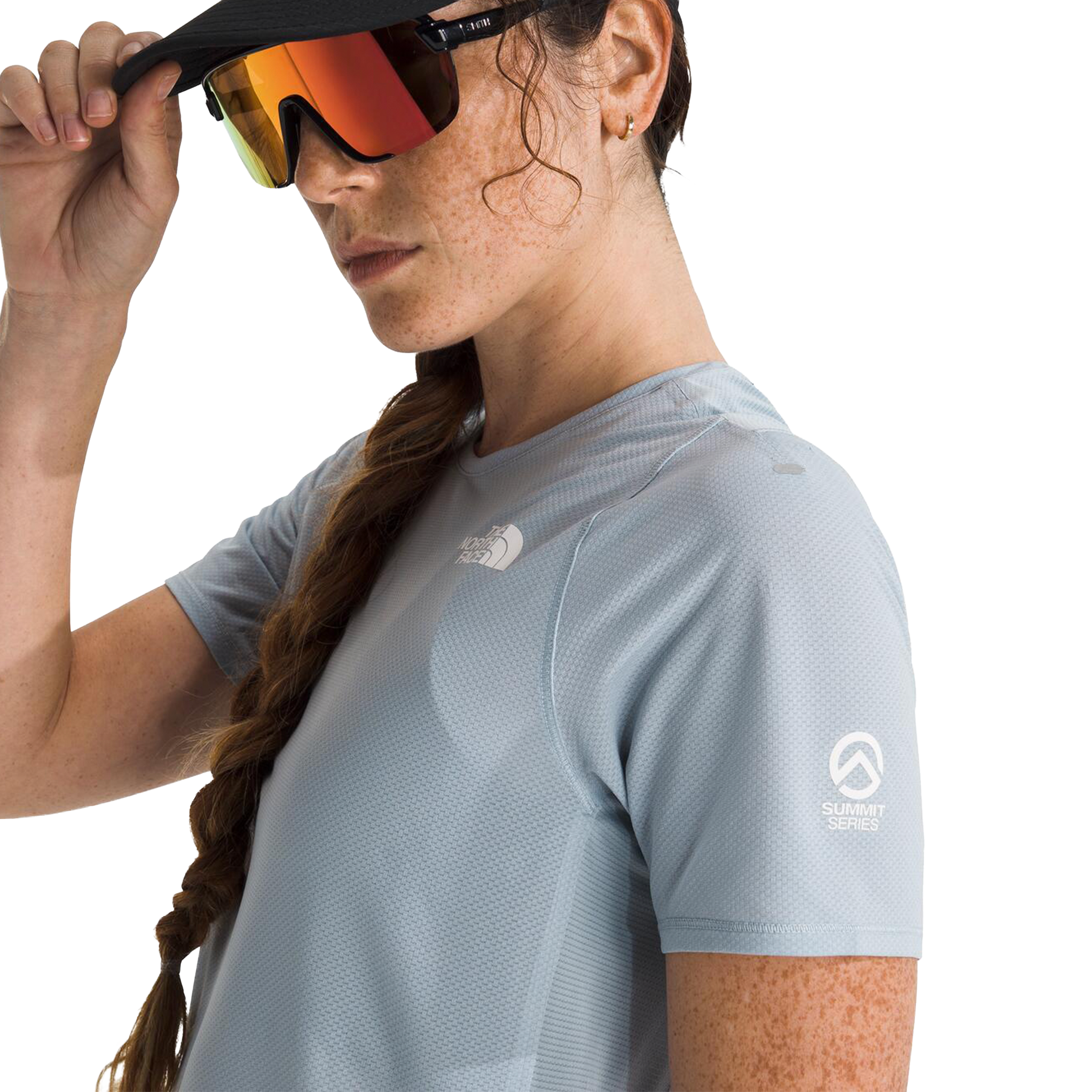 Camiseta Summit para mujer color gris