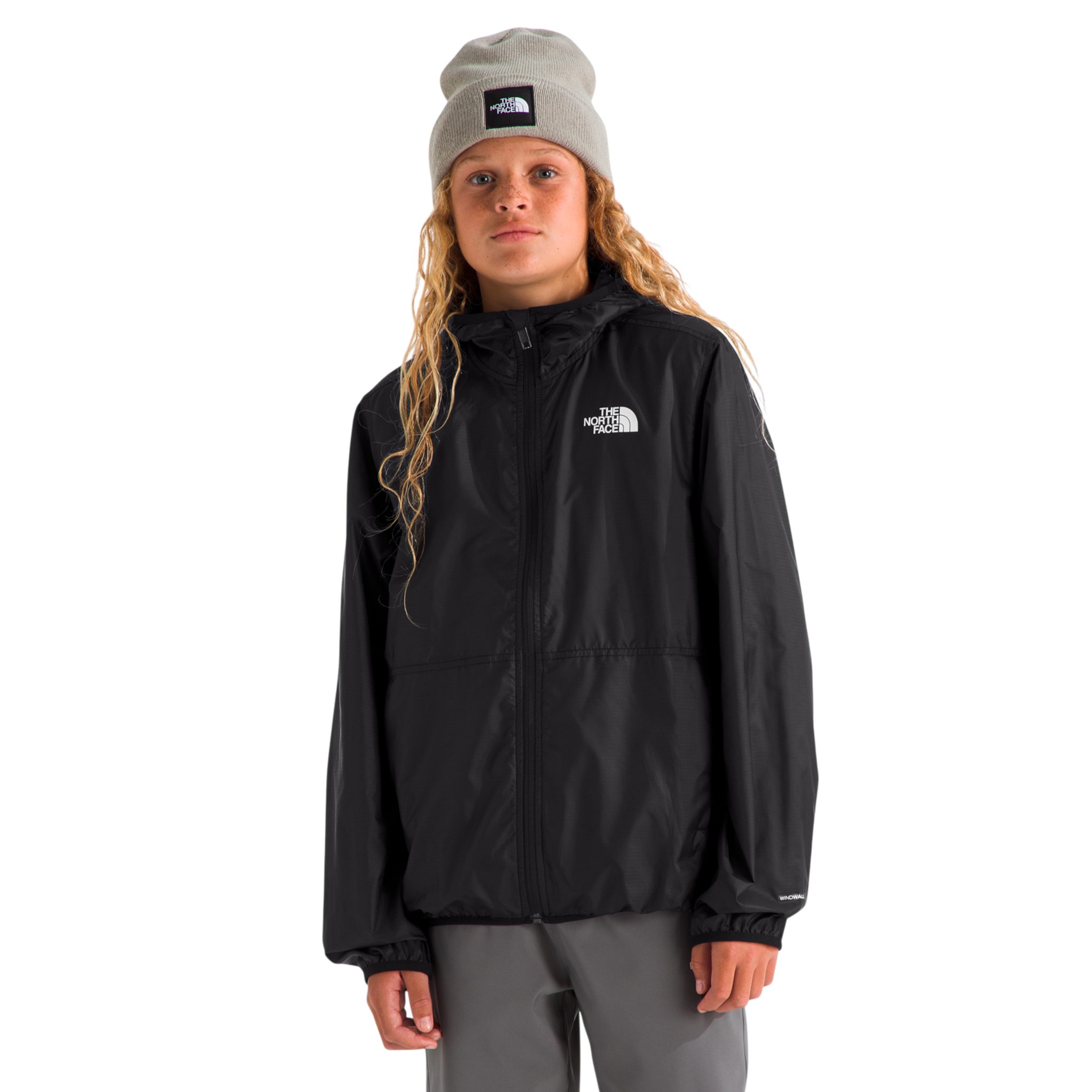 Chaqueta rompeviento Cyclo para niño color negro