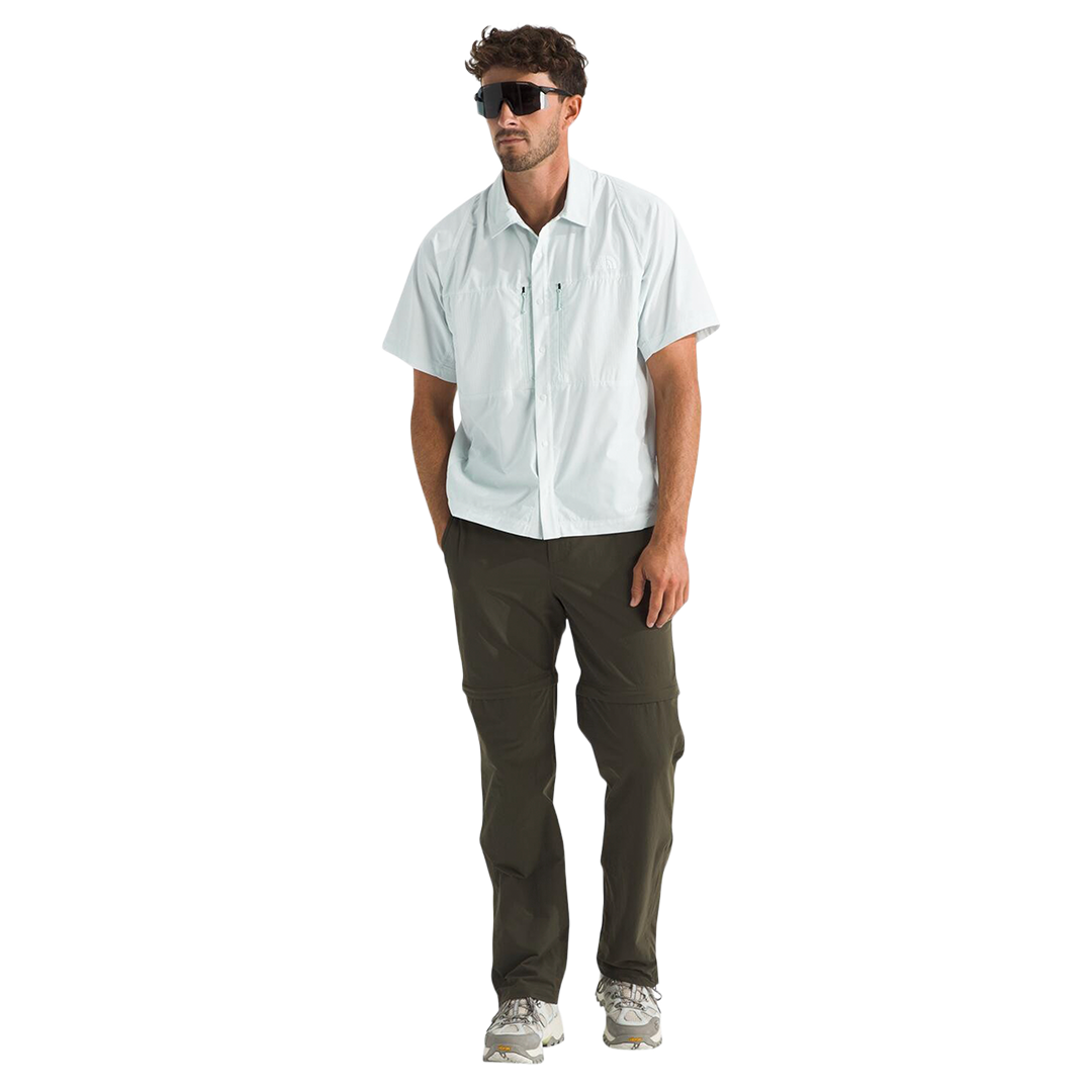 Camisa Trail Lightrange Ss para hombre color celeste