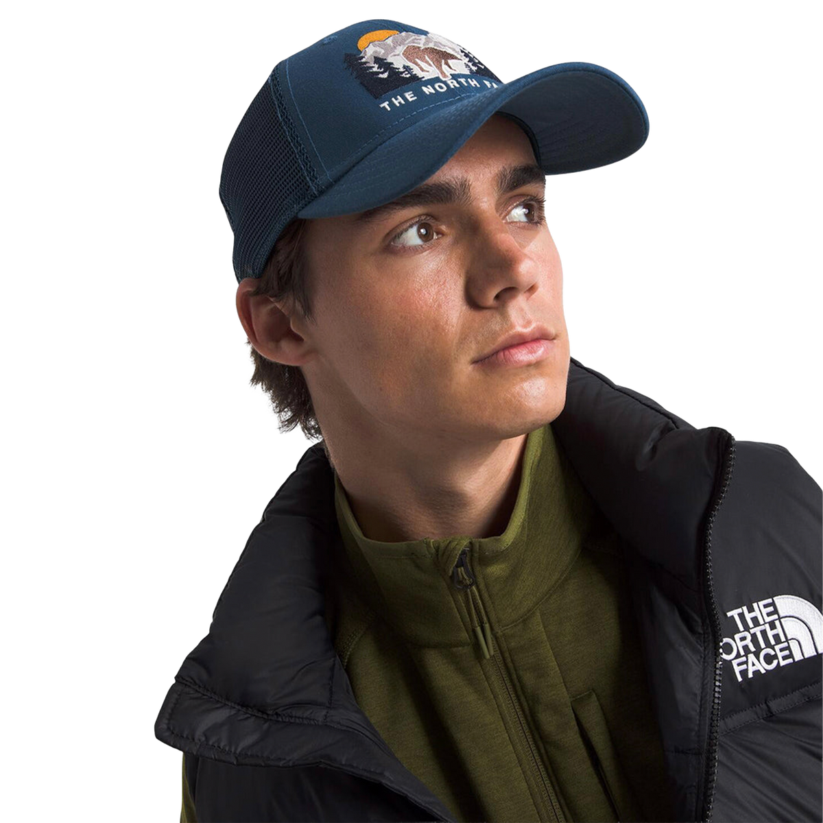 Gorra Embroid Muder Trucker unisex color azul
