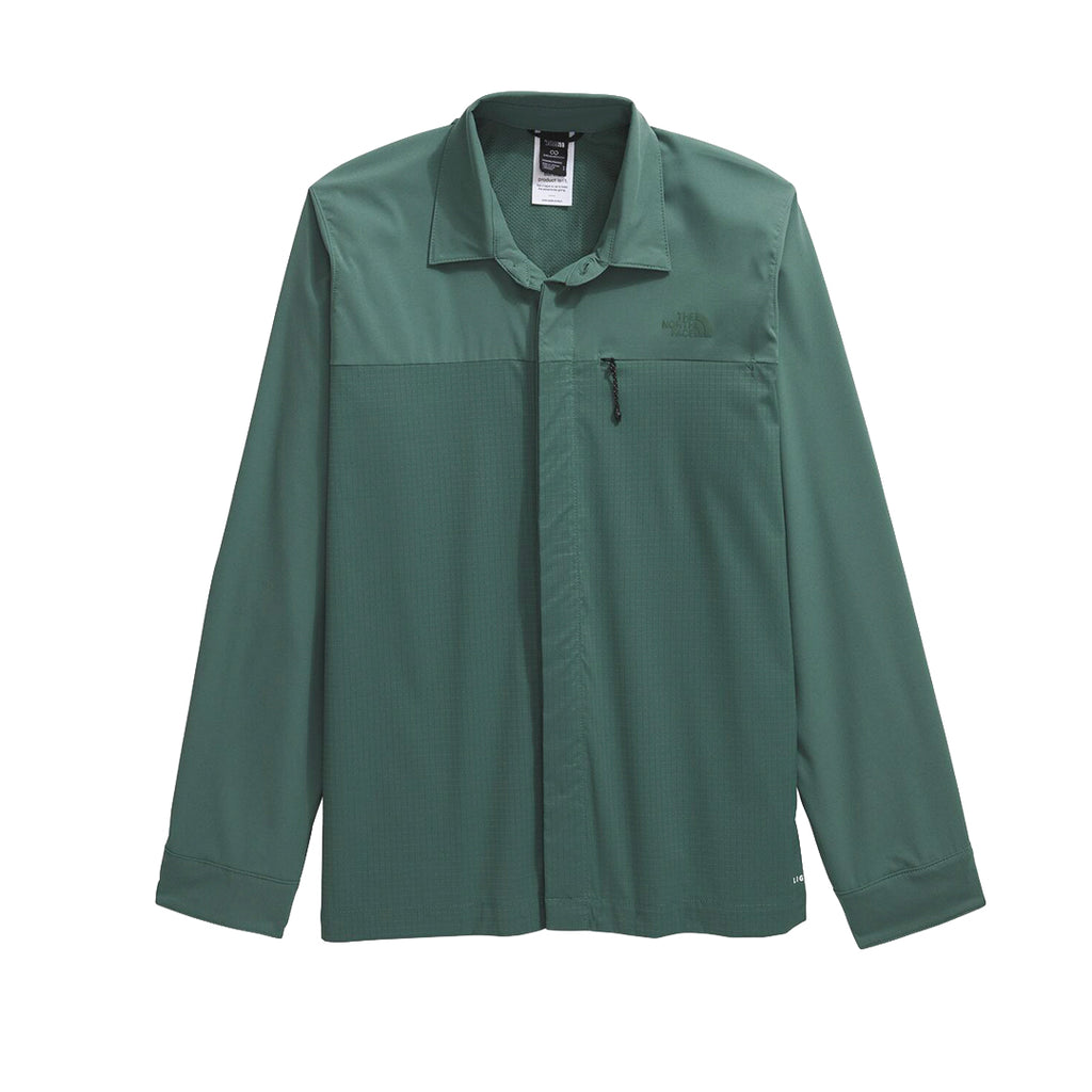 Camisa L/S Lightrange Shirt para mujer color verde