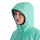 Chaqueta impermeable Antora Rain para mujer color menta