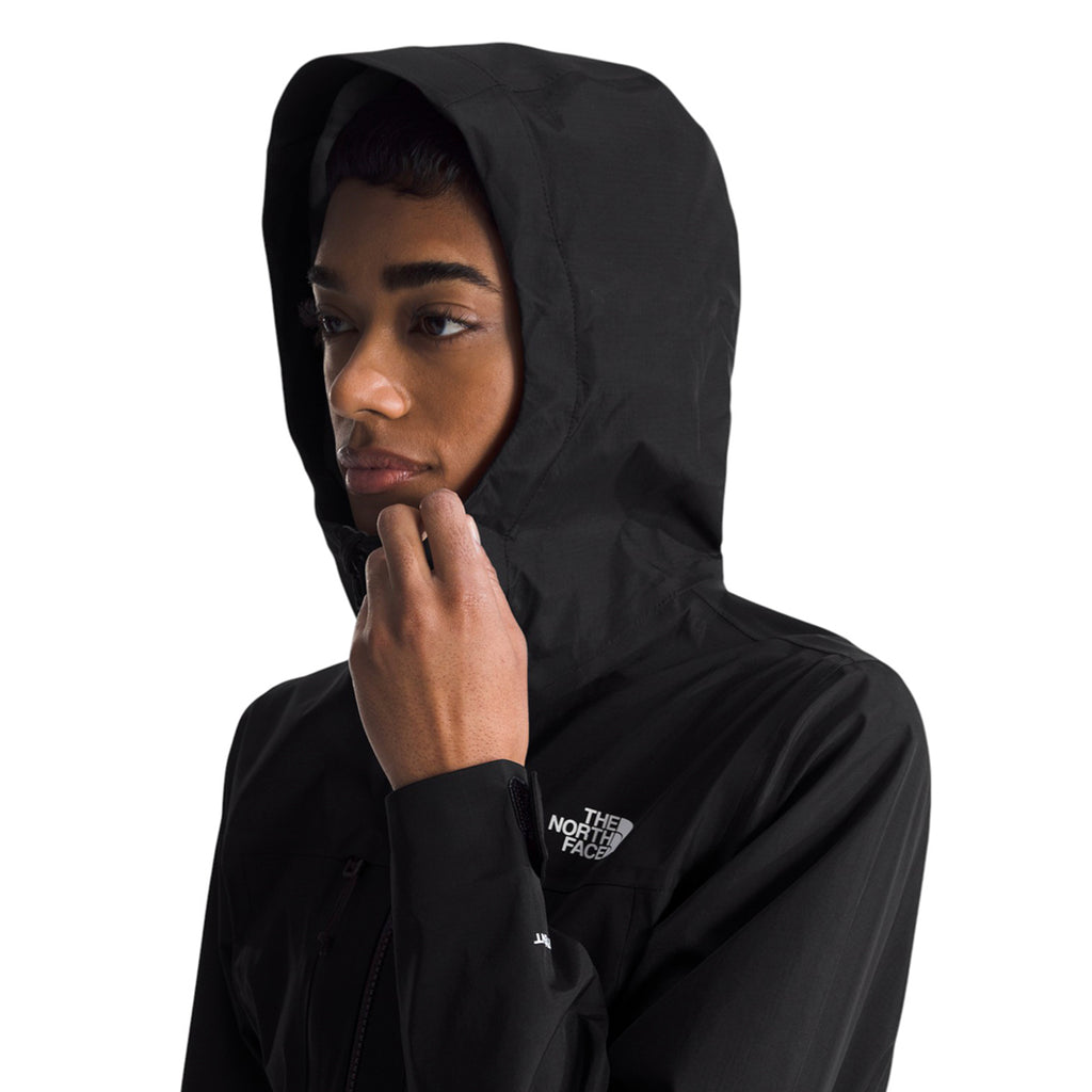 Chaqueta impermeable Terrain Vista 3L Pro para mujer color negro