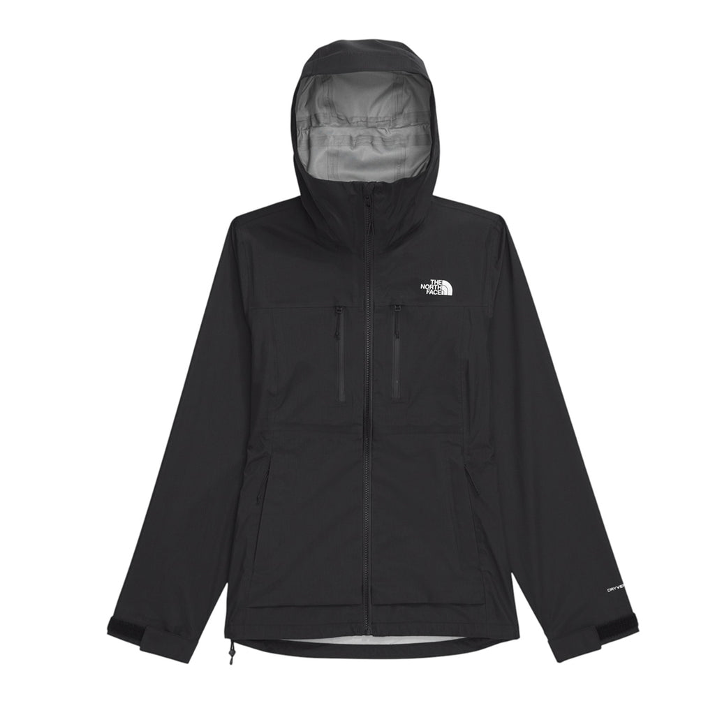 Chaqueta impermeable Terrain Vista 3L Pro para mujer color negro