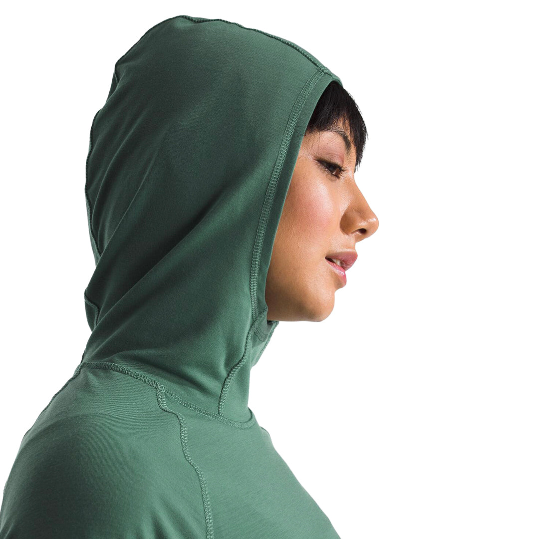 Camiseta Adventure Sun para mujer color verde