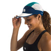 Gorra Summer Lt Run unisex color azul y aqua