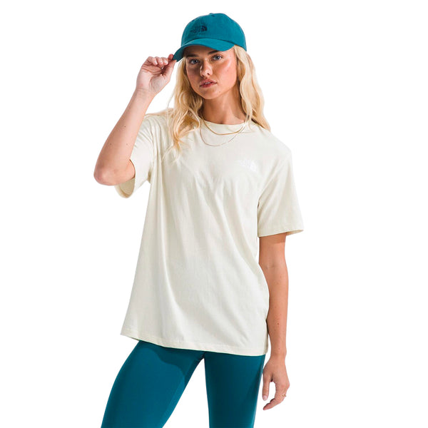 Camiseta Ss Box Nse Fill para mujer color blanco
