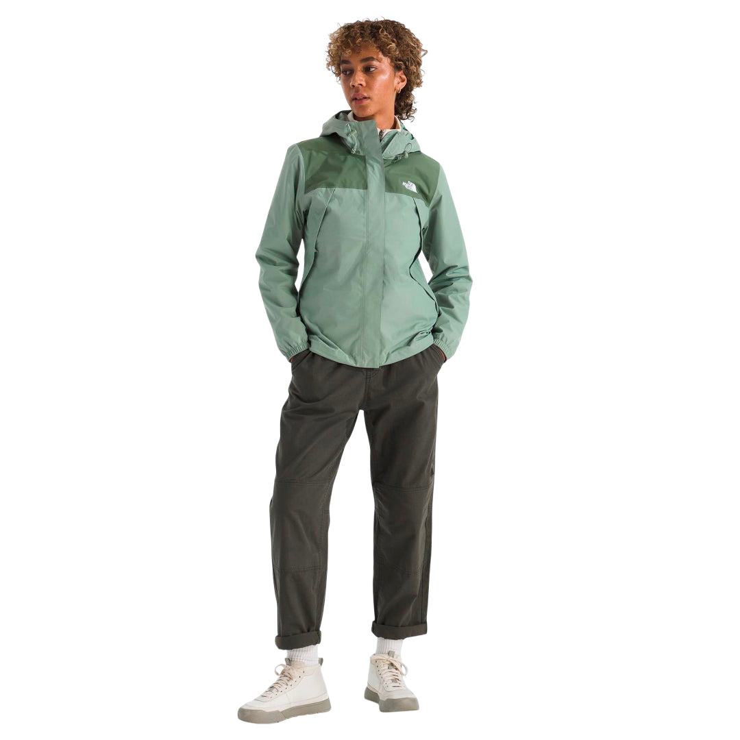 Chaqueta Impermeable Antora Rain para mujer color verde