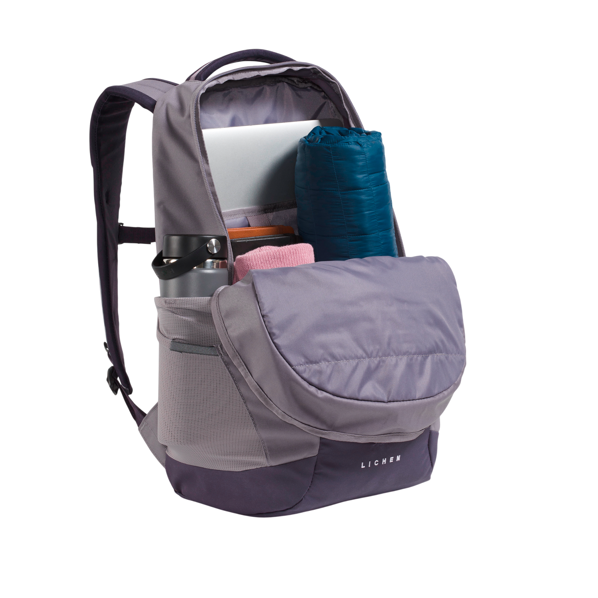Mochila Lichen unisex color morado
