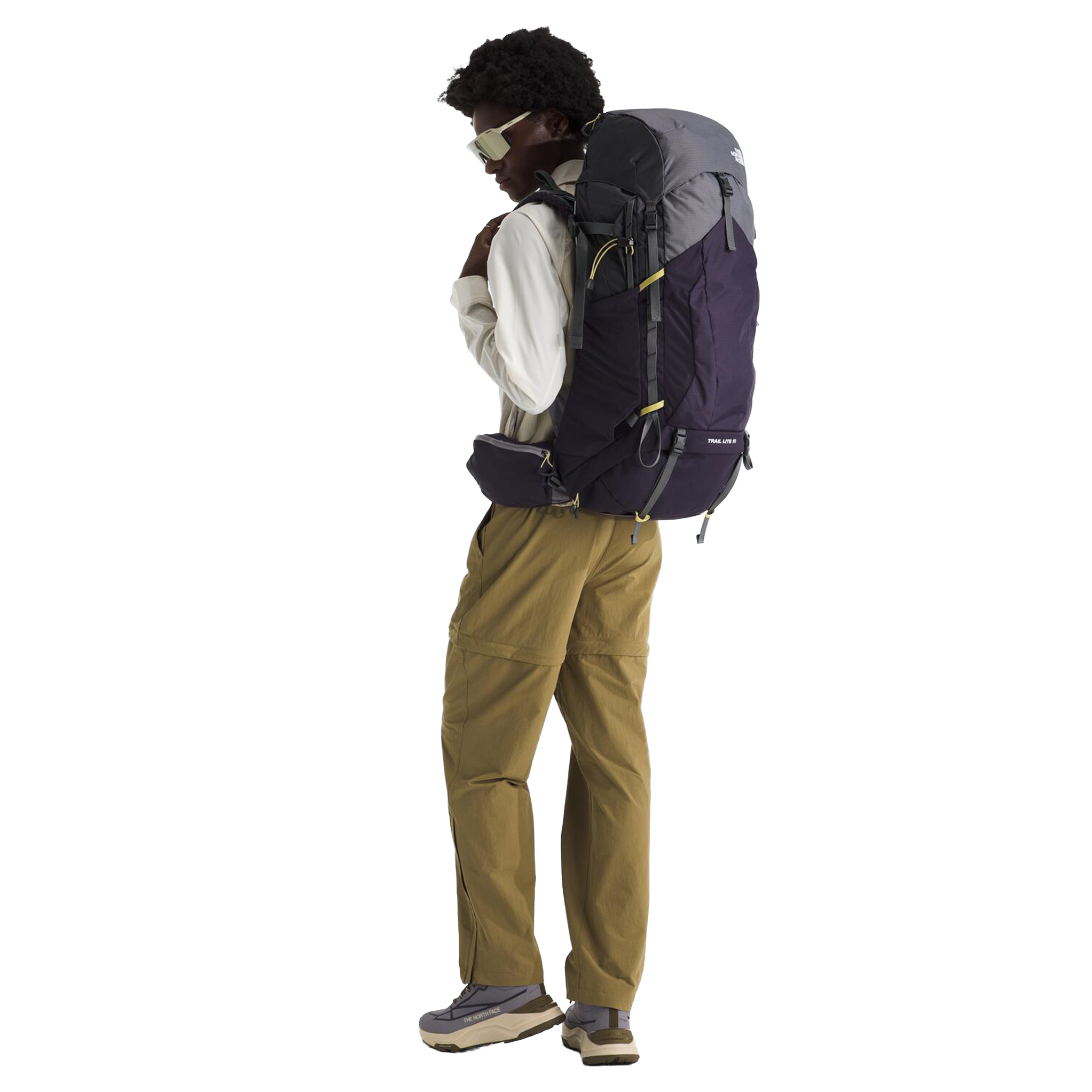 Mochila Trail Lite 50 unisex color morado