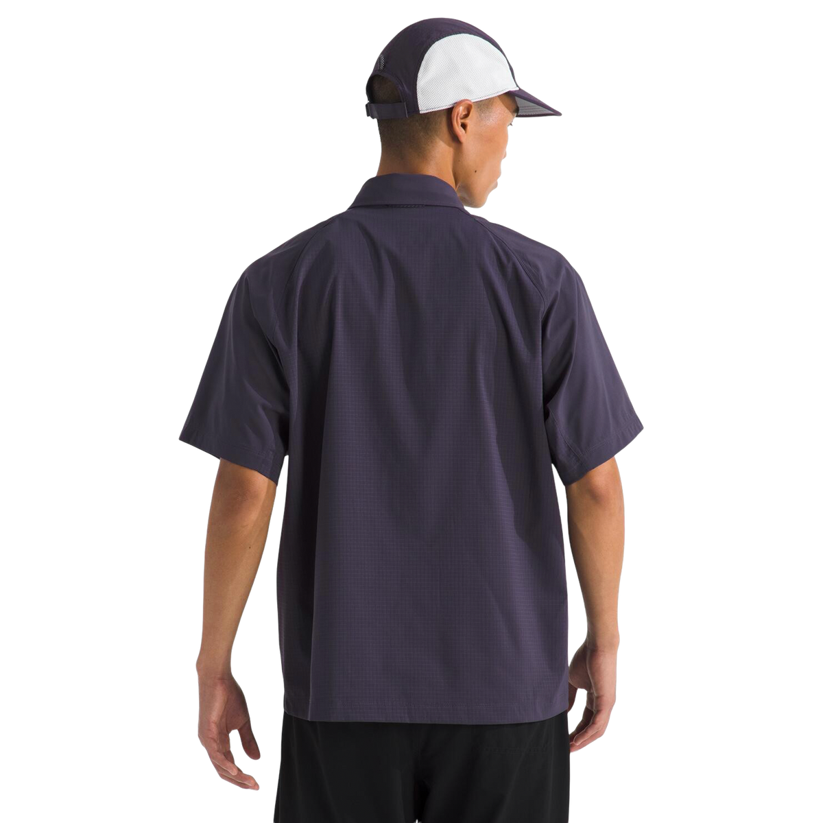 Camisa Trail Lightrange Ss para hombre color morado