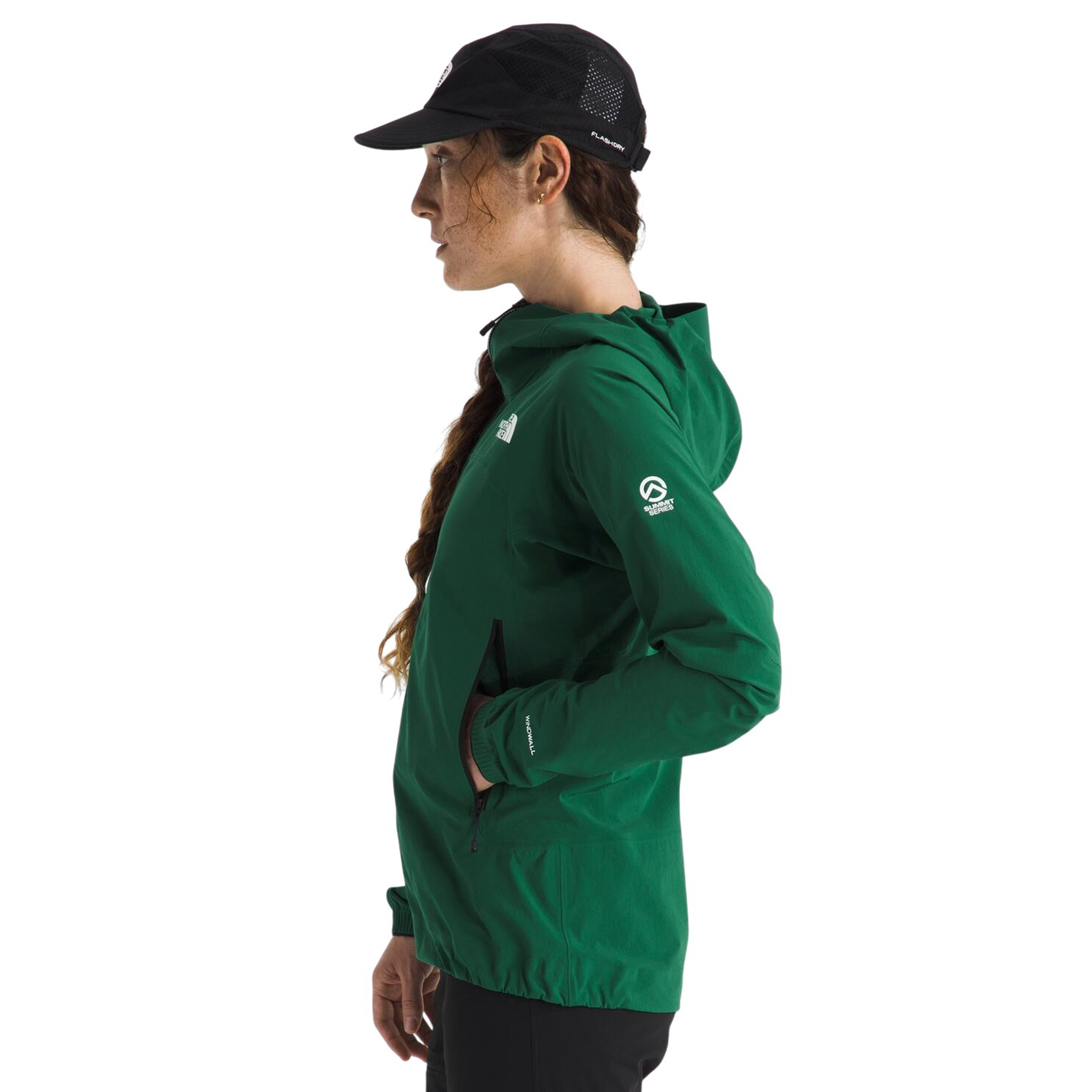 Chaqueta Summit Off Width para mujer color verde